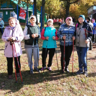 Клуб скандинавской ходьбы "Шагайка" Секретарского сельсовета